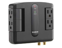 Sanus Low-Profile 4 Outlet Surge Protector