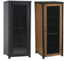 Sanus 56" Tall Audio Tower Cherry & Black or Espresso & Black Finish