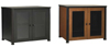Sanus 34" Wide Audio/Video Stand Cherry & Black or Espresso & Black Finish