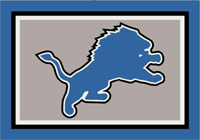 Detroit Lions NFL Spirit/Team Rug
