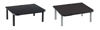 Sanus 22" Wide Euro Audio Expansion Shelf-Black or Silver/Black