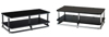 Sanus 40" Wide Euro Audio/Video 2 Shelf Base Unit - Black or Silver/Black