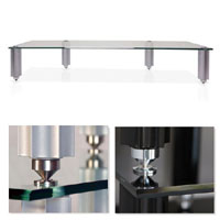 Lovan Legacy 1-Tier AV Rack: Piano Black or Metallic Silver
