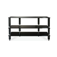 Lovan Legacy 3-Tier AV Rack: Metallic Silver or Piano Black