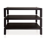 Lovan Sovereign 3-Tier AV Rack Matte Black Frame With Boards