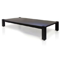Lovan Sovereign 1-Tier AV Rack Matte Black Frame With Boards