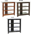 Sanus 30" Wide Video Stand: Black, Cherry or Mocha Finish