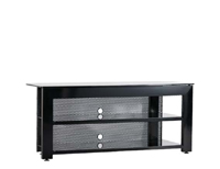 Sanus 49" Wide Audio/Video Stand - 3-shelf Black Finish