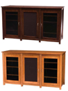 Sanus 66" Wide Woodbrook Widescreen TV/AV Cabinet Cherry or Mocha Finish