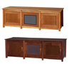 Sanus 66" Wide Woodbrook TV/AV Cabinet Cherry or Mocha Finish