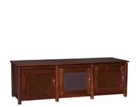 Sanus 66" Wide Woodbrook TV/AV Cabinet Mocha Finish