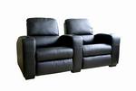 Showtime 2 Seat Theater Sectional - Black