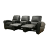 Moondance Black Home Theater Seating – Row of 3