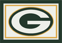 Greenbay Packers NFL Spirit/Team Rug