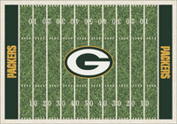 Greenbay Packers NFL Football Field Rug
