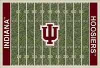 Indiana Hoosiers College Football Field Rug