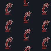Cincinnati Bearcats College Team Logo Rug